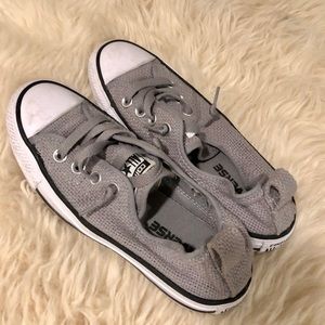 Converse gray sneakers